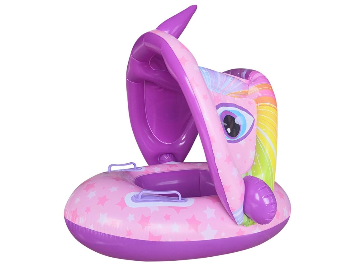 Flotador Infantil Con Toldo Desmontable, Anillo De Natación Inflable Para Niños