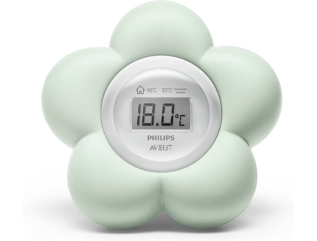 Termómetro de Bebé PHILIPS AVENT SCH480/00 de Baño y Dormitorio (Verde)