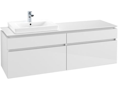 Módulo de lavabo Villeroy &amp Boch Legato B673 1600x550x500mm lavabo a la izquierda