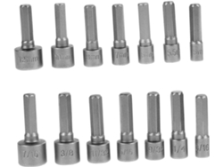 Juego De 14 Piezas De Llaves De Vaso Y Tuercas Para Destornilladores De Impacto, 5-12 Mm,