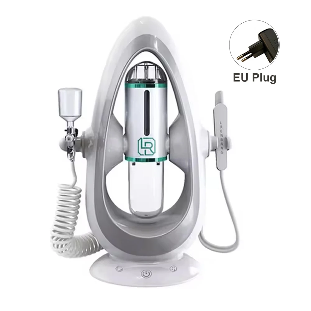 (estándar Europeo) Inyector De Oxígeno De Burbujas Pequeñas, Limpiador Facial Hidratante Y Humectante, Eliminación De Puntos Negros.