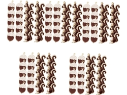 100 colgantes y dijes con forma de piña para joyería DIY, accesorios para collares, pulseras y pendientes. SFUSHOS