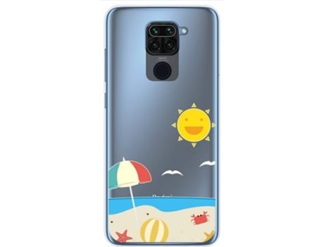 Carcasa Xiaomi Redmi Note 9 TUMUNDOSMARTPHONE Dibujos Transparente Multicolor