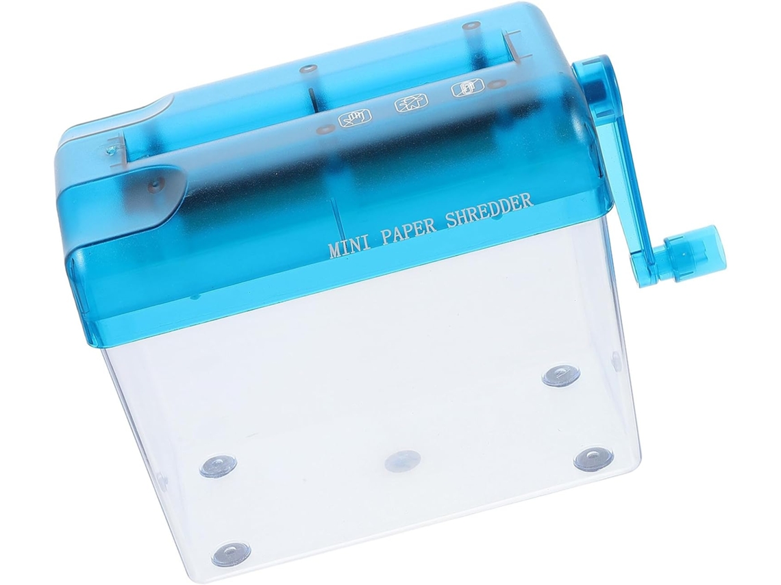 Destructora De Papel Manual Compacta Para Uso En Oficinas Y Escuelas, Accesorio Ligero Y Portátil.