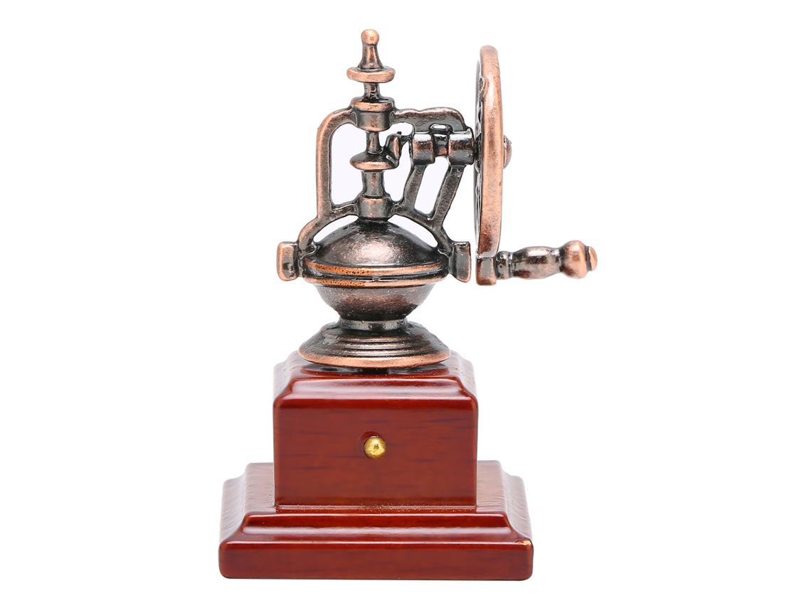 Bjww-cafeteira De Metal Para Casa De Bonecas 1:12, Acessório De Cozinha Em Miniatura, Latão Antigo, Simulação