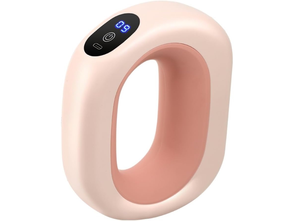 Anillo De Masaje Portátil Con Modo De Vibración, Masajeador Deportivo Eléctrico, Masajeador Muscular, Rosa