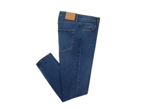 Pantalones de Vaquero de Hombre FAGUO Cónico Algodón Azul (29)