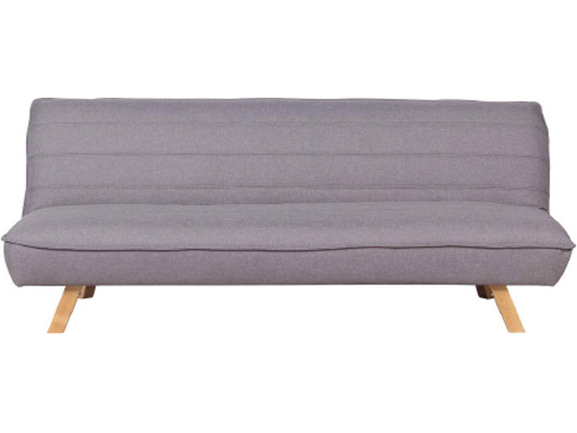 Sofá Cama BAZAR MONDIALE Plane (Gris - Madera, Espuma - 189x84x82/43 cm)
