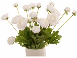 Piezas de flores artificiales de seda Ranúnculos persas Decoración de bodas, Hogar y propiedades artísticas