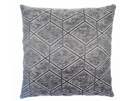 Funda de cojín negra 45*45cm Réf.82332 BOD HOME