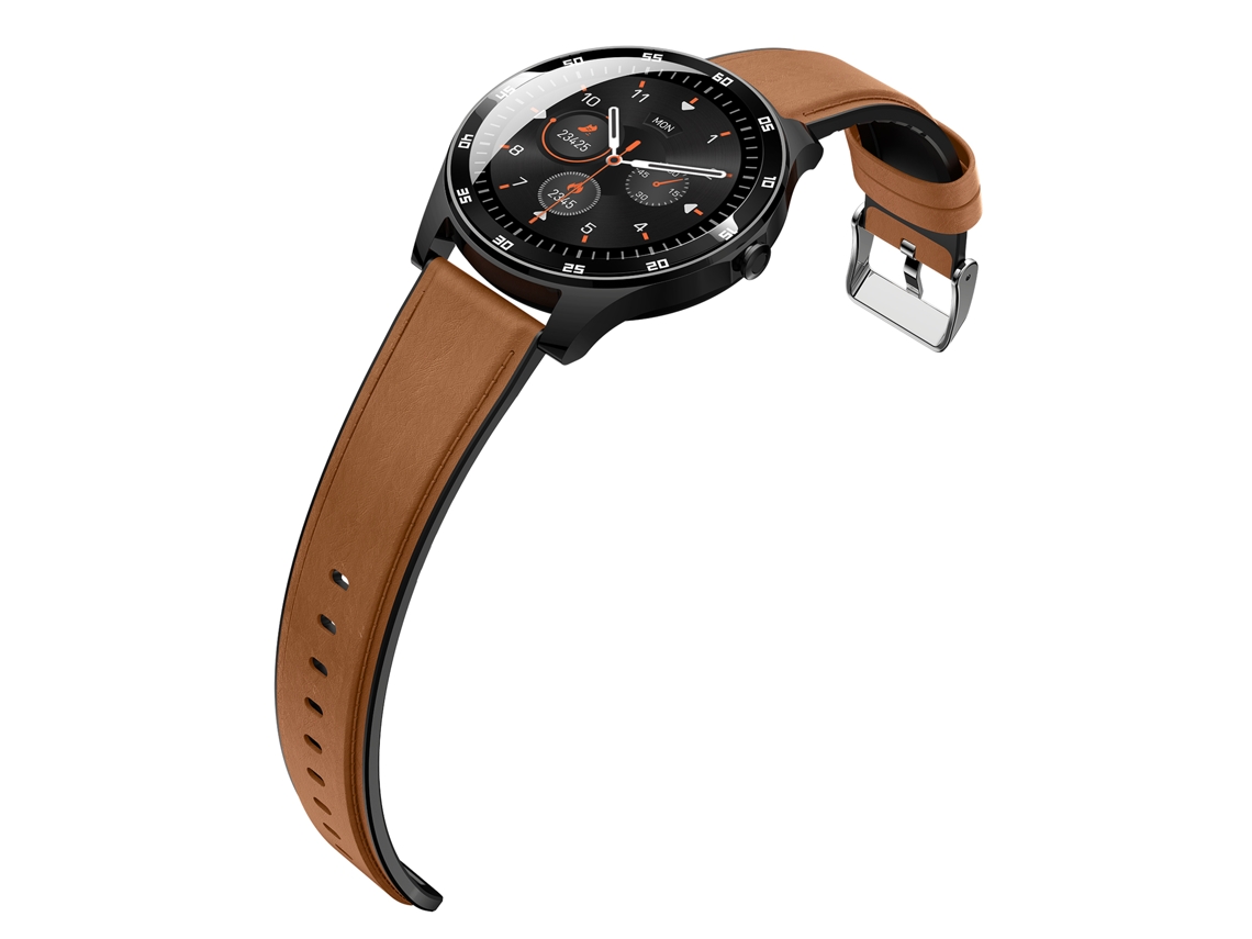 Reloj Inteligente (frecuencia Cardíaca, Presión Arterial) Rogbid Gt Sports Watch Con Pantalla Tft De 1,28 Pulgadas, Tacto Completo, Bluetooth, Resistente Al Agua, Compatible Con Android E Ios