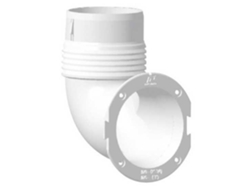 Suporte de Grade com Ponto em Camadas Branco 76.2 Mmplastimo