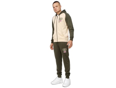 Chándale para Fitness PUNCH Chándal Slim Fit Verde (XL)