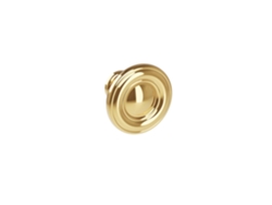 Pomo Para Mueble Diámetro 35mm In Zamac Baño Dorado Lote De 25