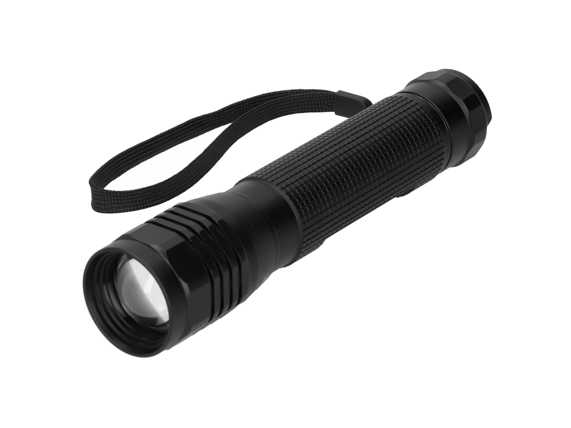 Linterna Led P8 Con Zoom Giratorio, Ipx5, 500 Lúmenes, 3 Modos, Aluminio, Para Acampada, Senderismo Y Uso En Emergencias.