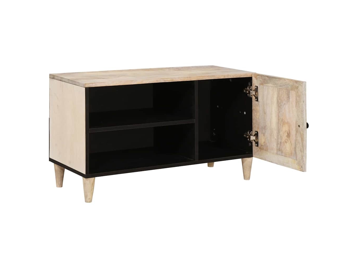 Mueble Tv | Armario Para Tv | Gabinete De Tv Con Estante 80 X 33 X 46 Cm Madera Contrachapada