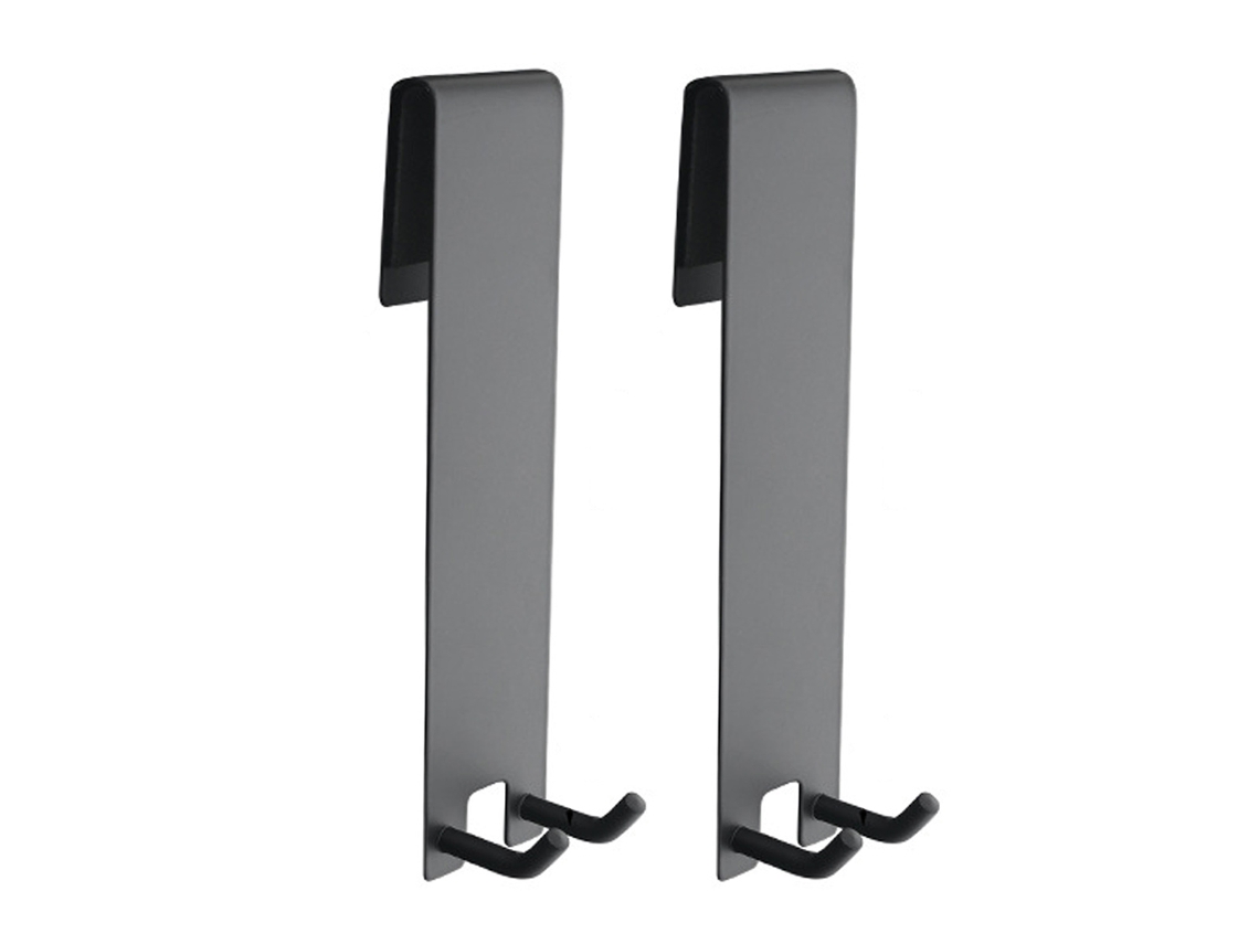 VVJIJILLY Ganchos Para Toalhas Porta De Duche, Inox, P/ Vidro Sem Moldura, Sem Furos (2 Unid.)