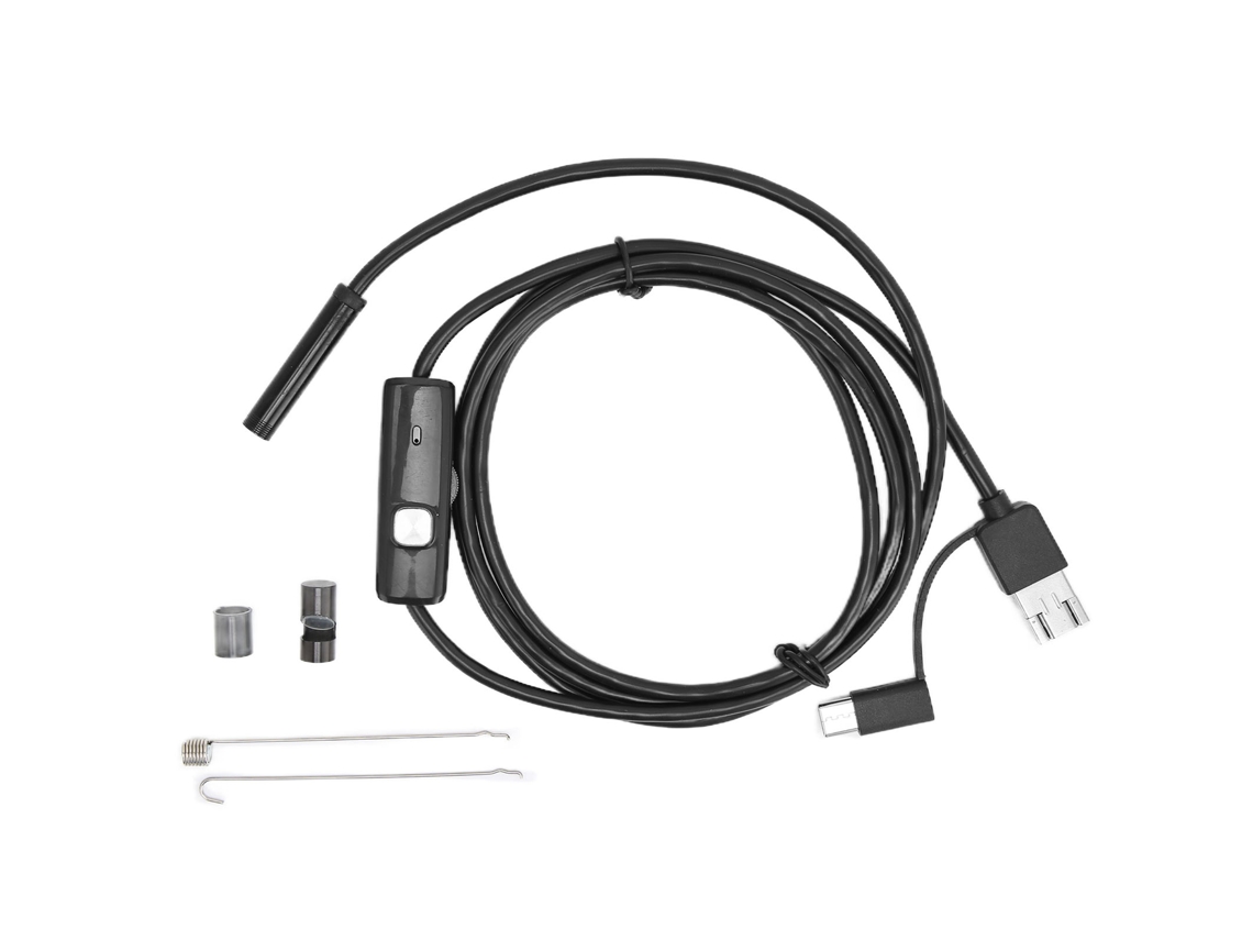 Endoscópio Hd 3 Em 1 Com Câmera Micro Para Reparo De Ar Condicionado, Celular Android E Computador