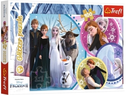 Puzzle FROZEN  frozen glitter 100 peças