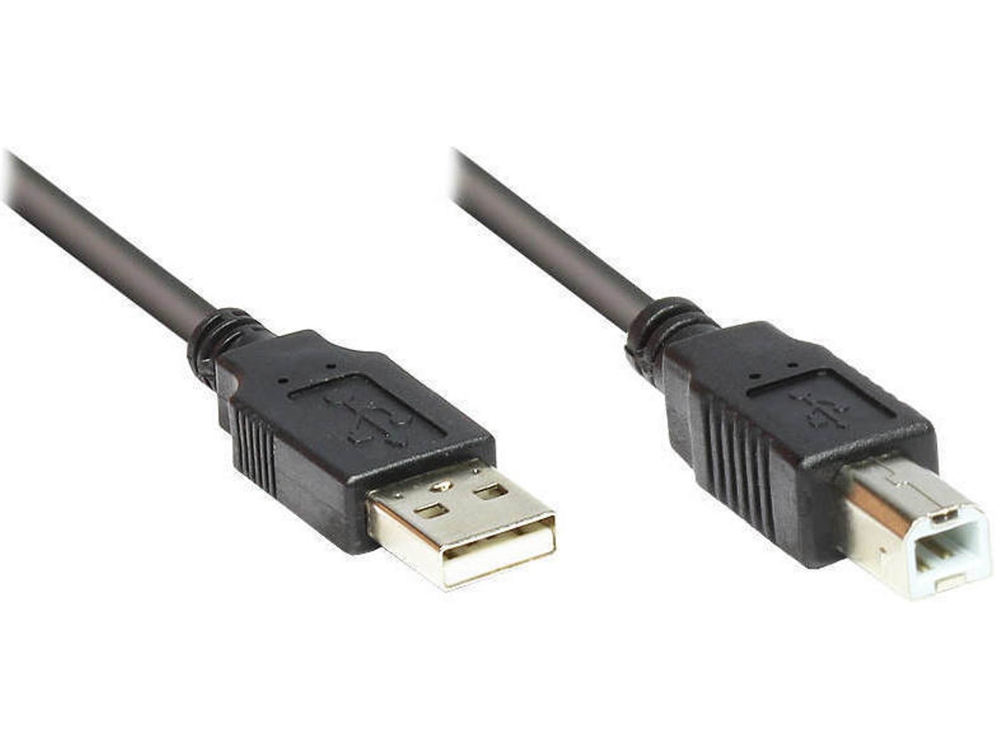 Cable USB ALCASA (USB - 1.8 m - Negro)