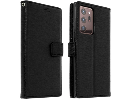 Funda Samsung Galaxy Note 20 Ultra AVIZAR Libro Cartera Negro