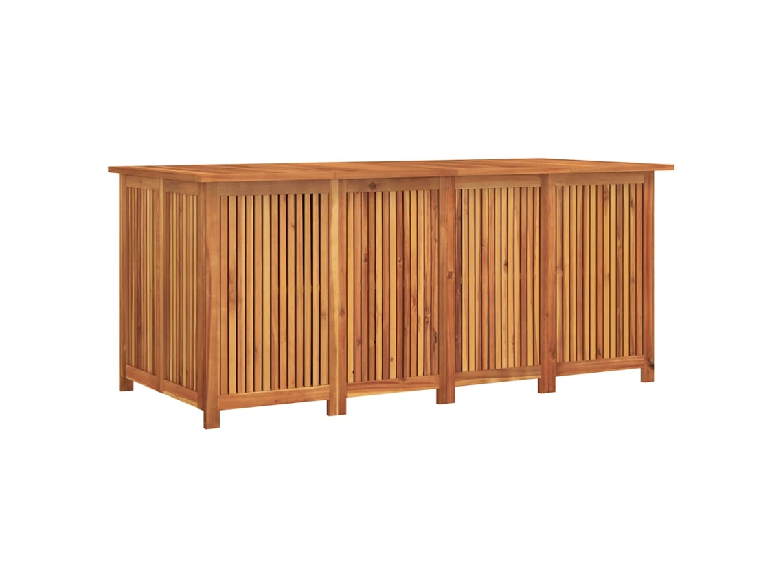 Caja de almacenamiento para jardín de acacia maciza MAISON EXCLUSIVE (200x80x75 cm)