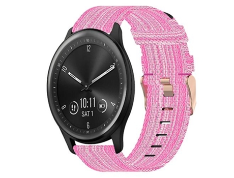 Correa De Reloj Inteligente Para Garmin Vivomove, Correa De Nailon Rosa De 20Mm VENISYMLIS