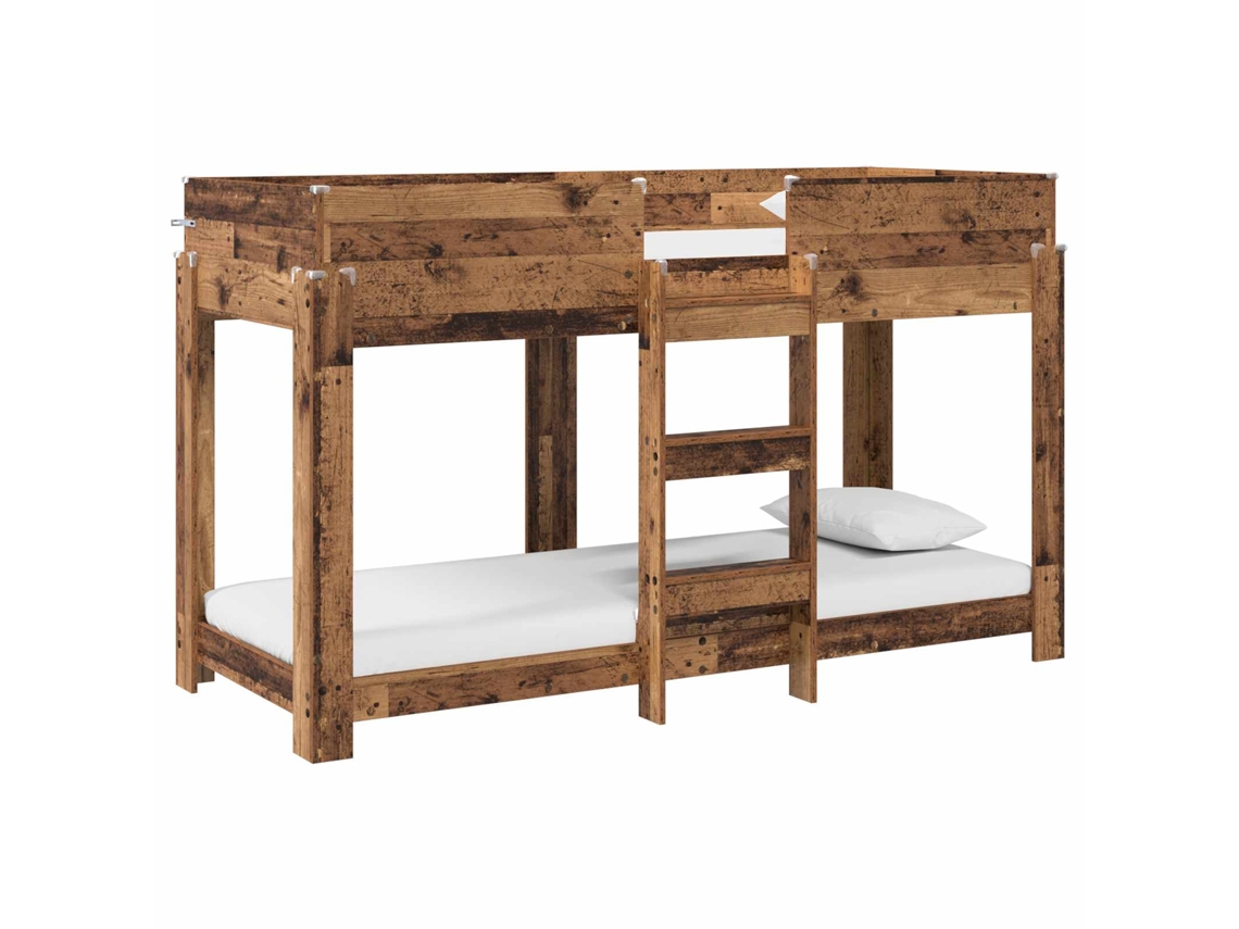 Maison Exclusive - Cama Litera Para Niños Madera Vieja 75 X 190 Cm