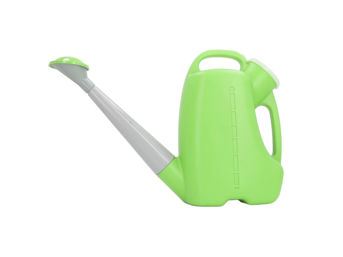 Regador de jardim com bico longo e grande capacidade de 3,5L em polipropileno para flores e agricultura.