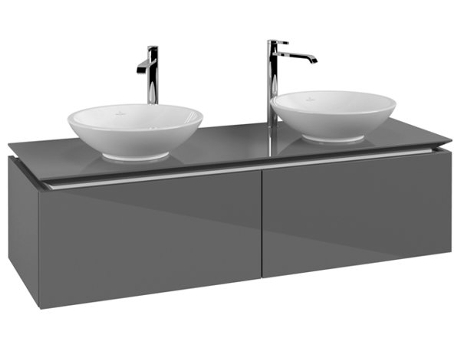Mueble de tocador Villeroy &amp Boch Legato B591 1400x380x500mm 2 lavabos
