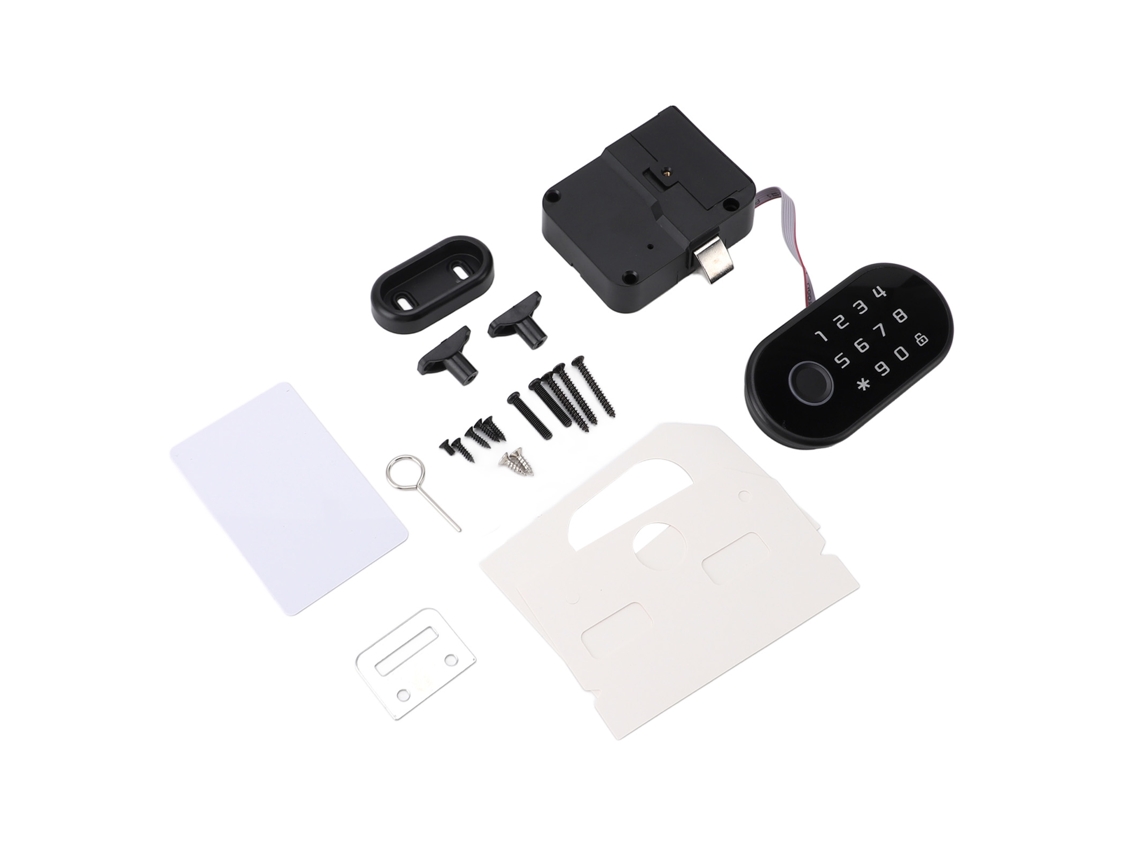 Cerradura Biométrica Inteligente Para Armarios Y Cajones Con 3 Métodos De Desbloqueo: Huella Dactilar, Contraseña Y Llave Usb.