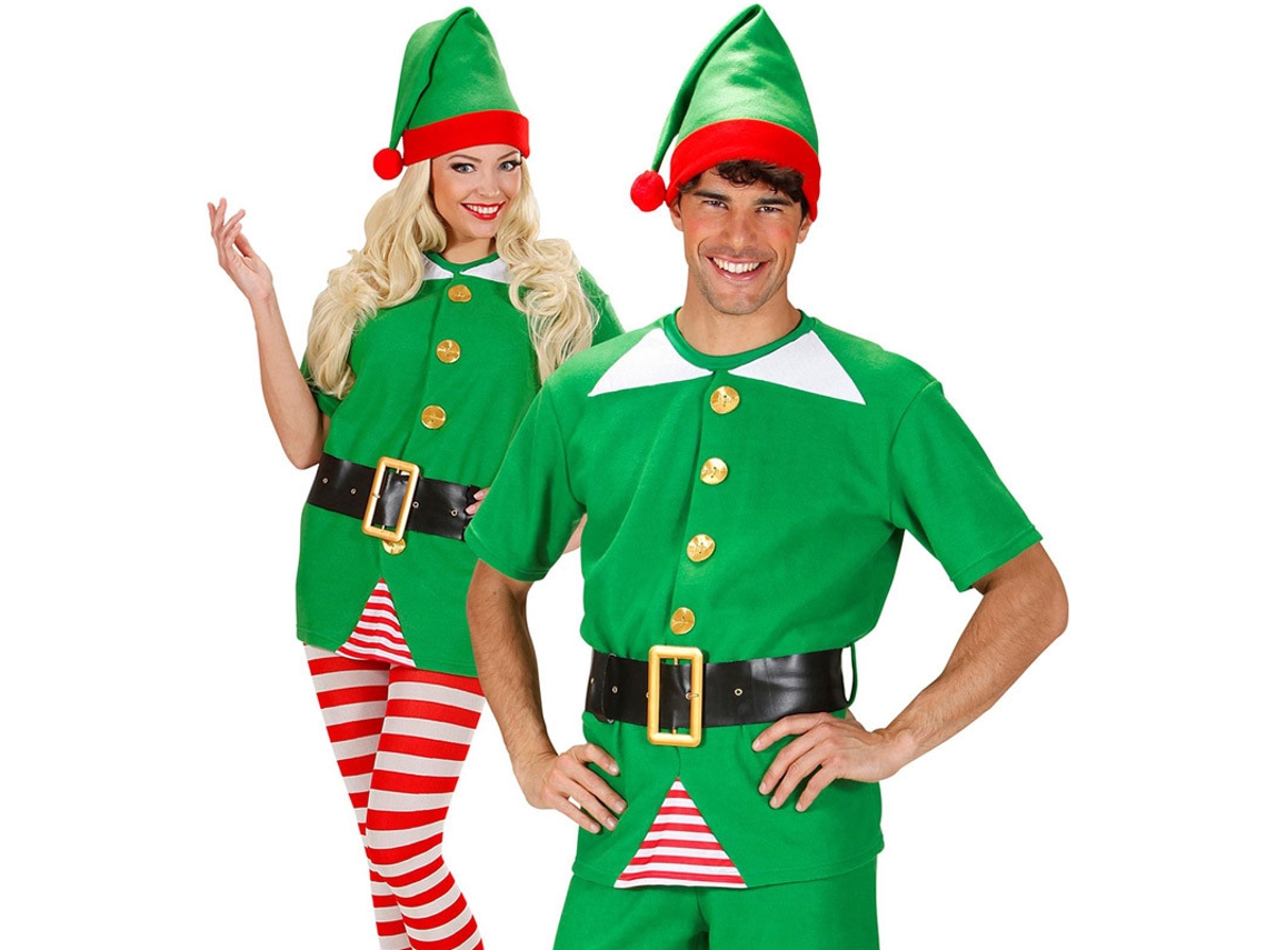 Disfraz Unisex WIDMANN elfo de santa sin pantalones (Tam.: XL)