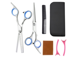 Tijeras profesionales para cortar cabello, tijeras para peluquero, juego de adelgazamiento, corte de cabello familiar, herramienta de peluquero JEDBESETZT