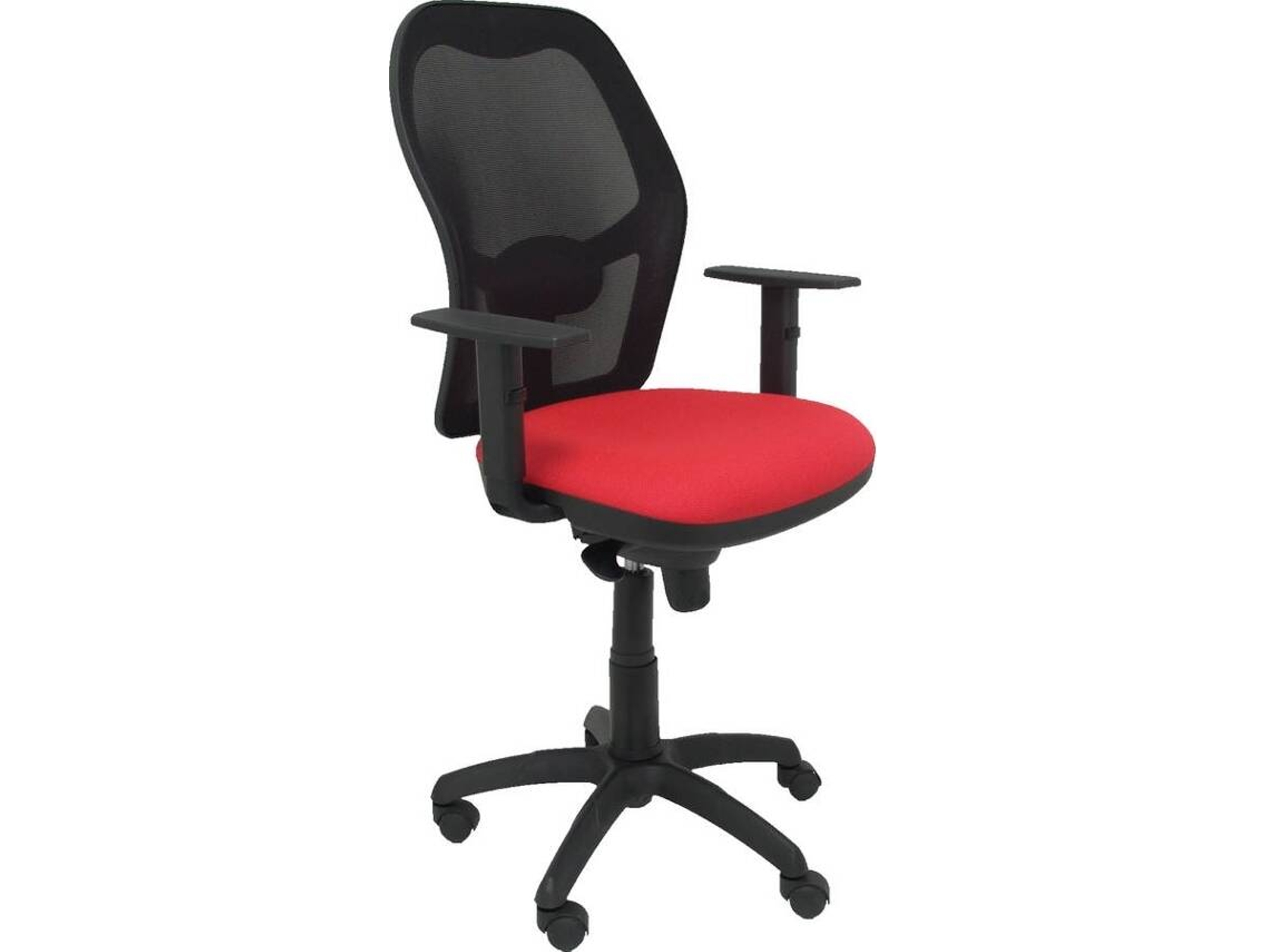 Silla de Escritorio Operativa PYC Jorquera Rojo N (Brazos Ajustables - Malla)