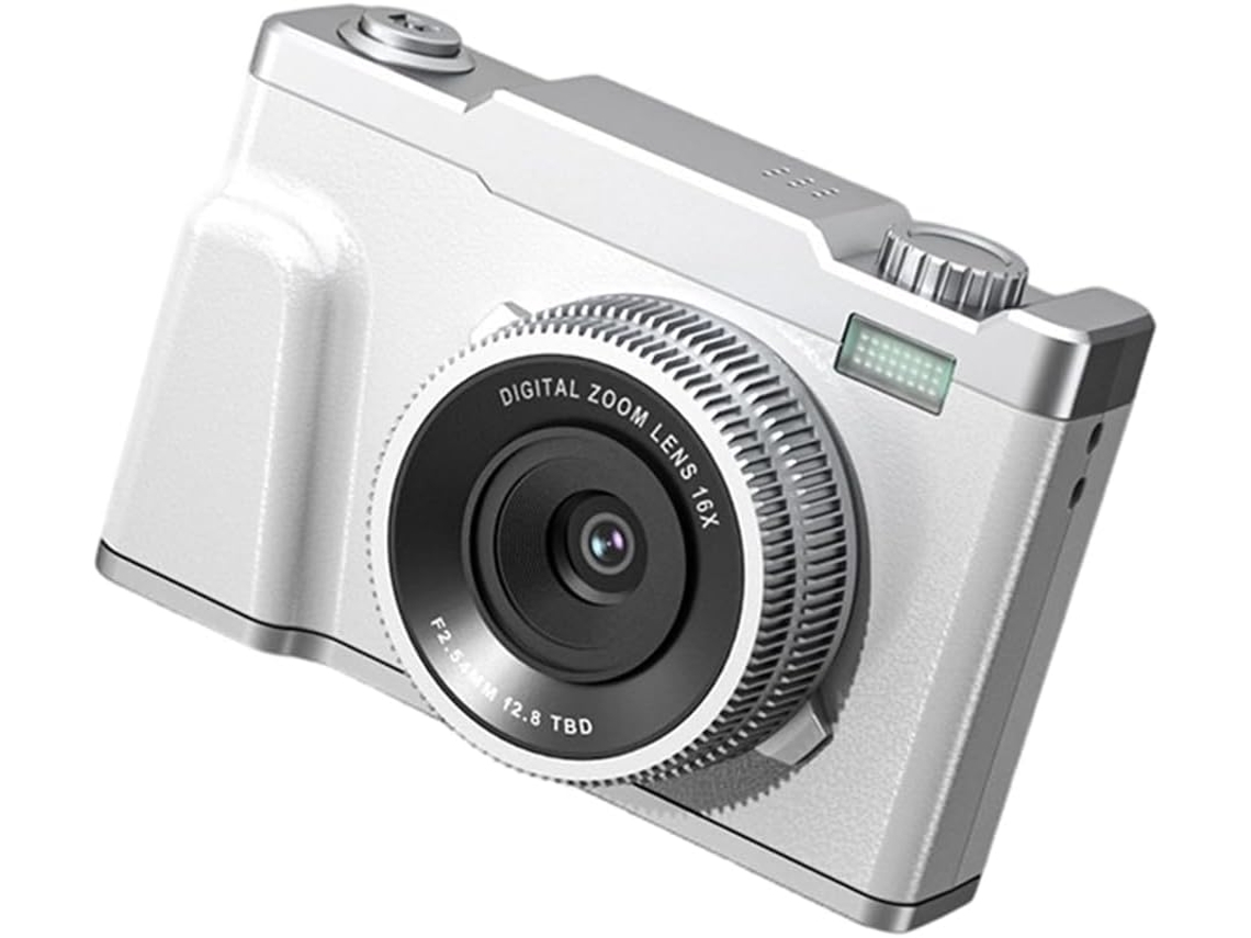 Para Estudiantes: Cámara Digital 4k Hd De Doble Lente De Nivel Básico Con Reproductor De Mp3.