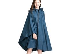 Poncho Impermeable Y Reutilizable De Tejido Ripstop Ligero Con Capucha Para Actividades Al Aire Libre.