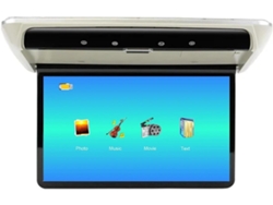 Monitor De Techo Para Coche De 13,3 Pulgadas, Pantalla Abatible Hd 1080p, Reproductor Mp5.