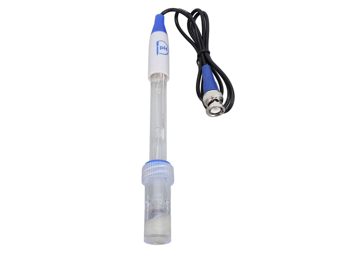 Sonda De Electrodo De Ph De 0 A 14 Ph Con Interfaz Bnc, Respuesta Rápida, Electrodo Compuesto Para Uso En Laboratorios, Escuelas Y Talleres.