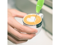 Espumador De Leche Eléctrico Para Café, Capuchino, Latte, Chocolate Caliente, Batidor De Acero Inoxidable