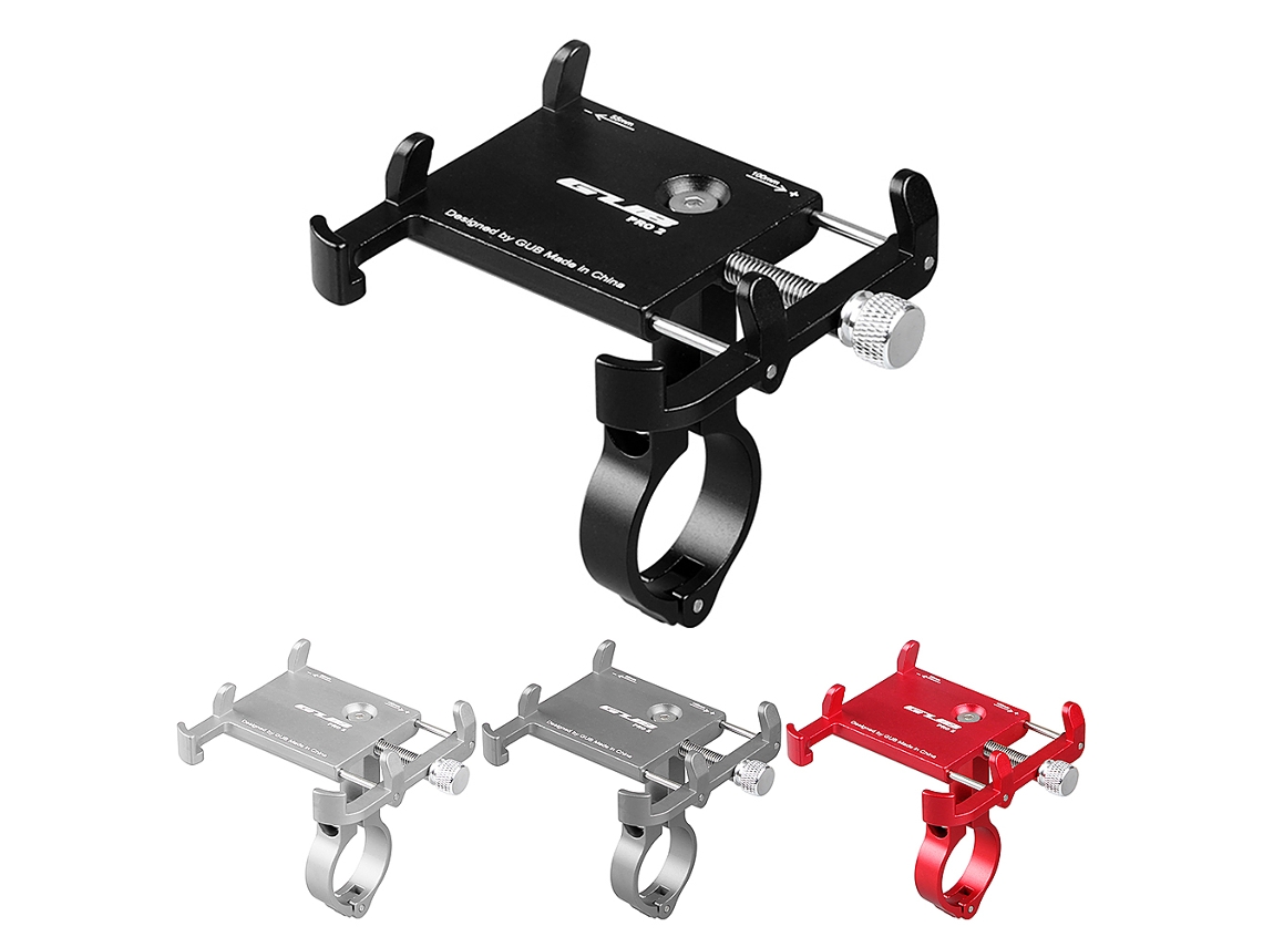 Soporte Ajustable Anticaída De Aluminio Para Teléfono Móvil Gub Para Manillares De Bicicleta De 3,5 A 6,2 Pulgadas.