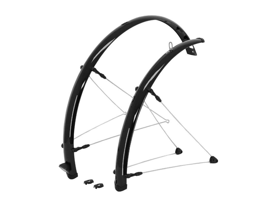 Guardabarros con fijación clásica de varilla de acero inoxidable STRONGLIGHT E-Bike (x2)