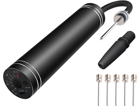 Bomba eléctrica automática de bola rápida con aguja y boquilla - Bomba de aire para inflables, baloncesto atlético, fútbol, voleibol, fútbol, pelot...