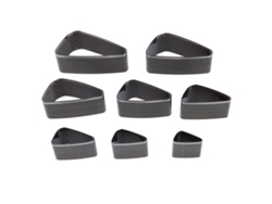 8 Moldes Perforadores De Cuero De Acero De Alto Carbono Para Manualidades, Corte De Textiles, Masilla De Polímero Y Joyería.
