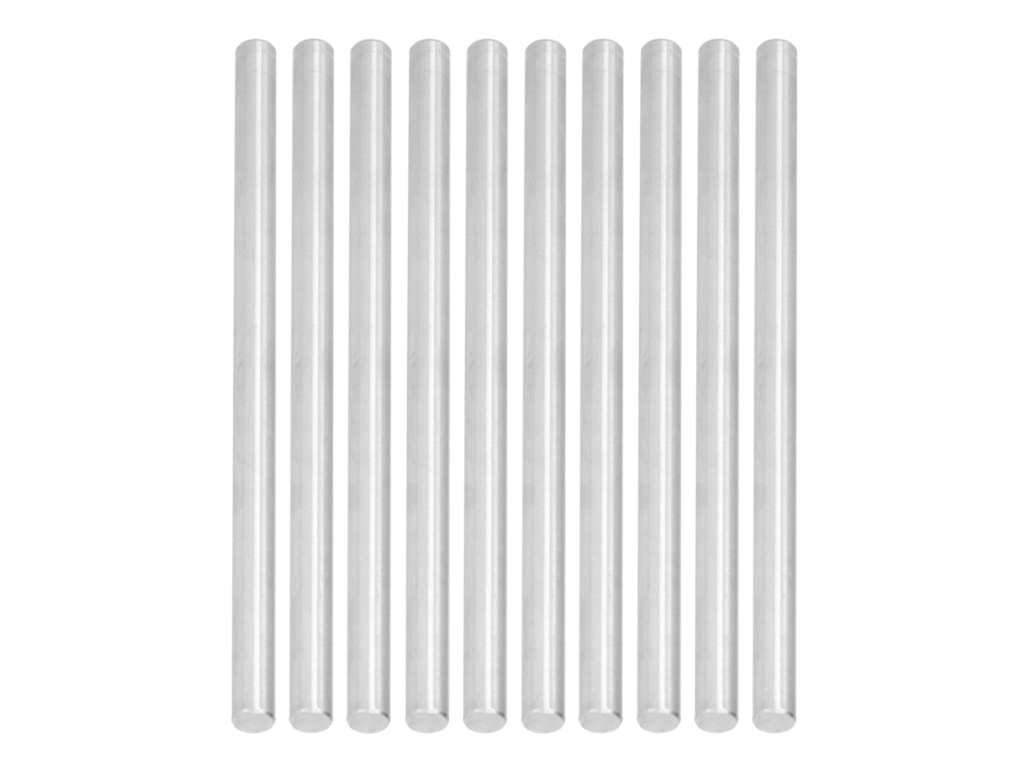 10pcs haste de aço inoxidável reta, 8mm, eixo para robô DIY Gobilda, Tetrix, FTC, FRC, kit | S/MARCA