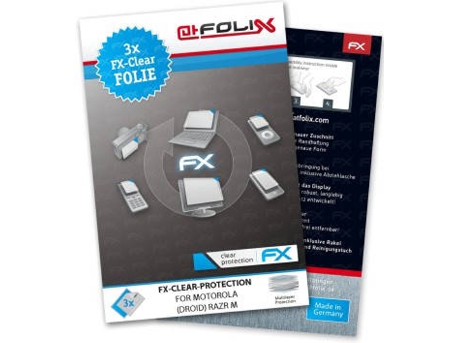 Protector de Pantalla Motorola Razr M ATFOLIX FX-Clear