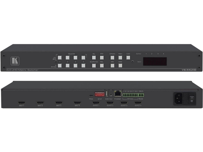 Conmutador de Vídeo KRAMER ELECTRONICS VS-44UHD