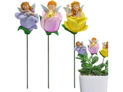 Estacas Decorativas Para Jardín, Adornos Miniatura De 3 Piezas, Decoración De Jardín: Para Patio, Jardín, Patio