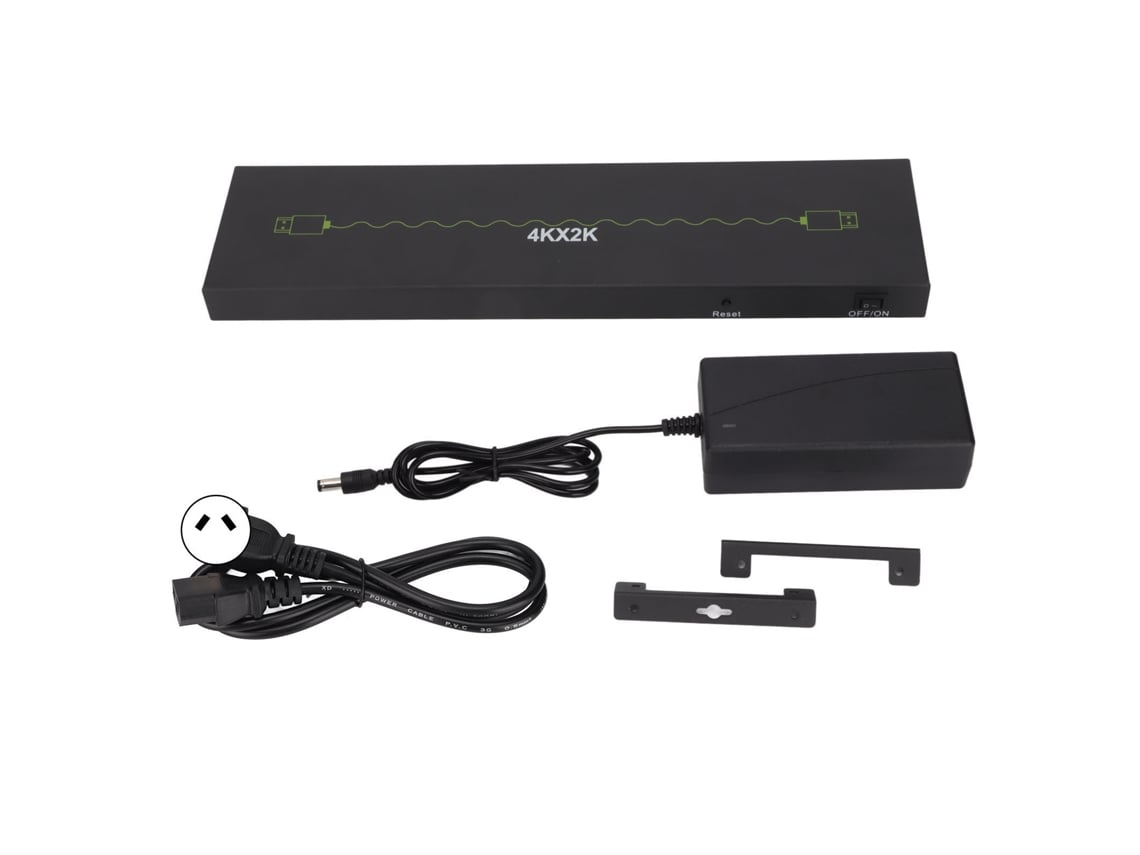 Baoj-2026divisor De Interface Multimídia De Alta Definição 4k 1 Entrada 10 Saídas Com Plugue Au 100v-240v