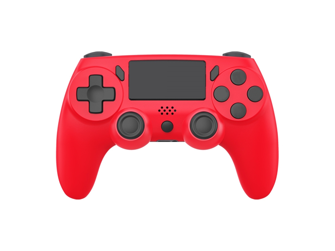 Mando inalámbrico para juegos MDUG con giroscopio de 6 ejes, sensibilidad táctil y doble vibración (rojo)