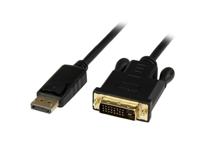 Cable Adaptador de Vídeo STARTECH DP2DVIMM3BS 0.9m DisplayPort DVI-D